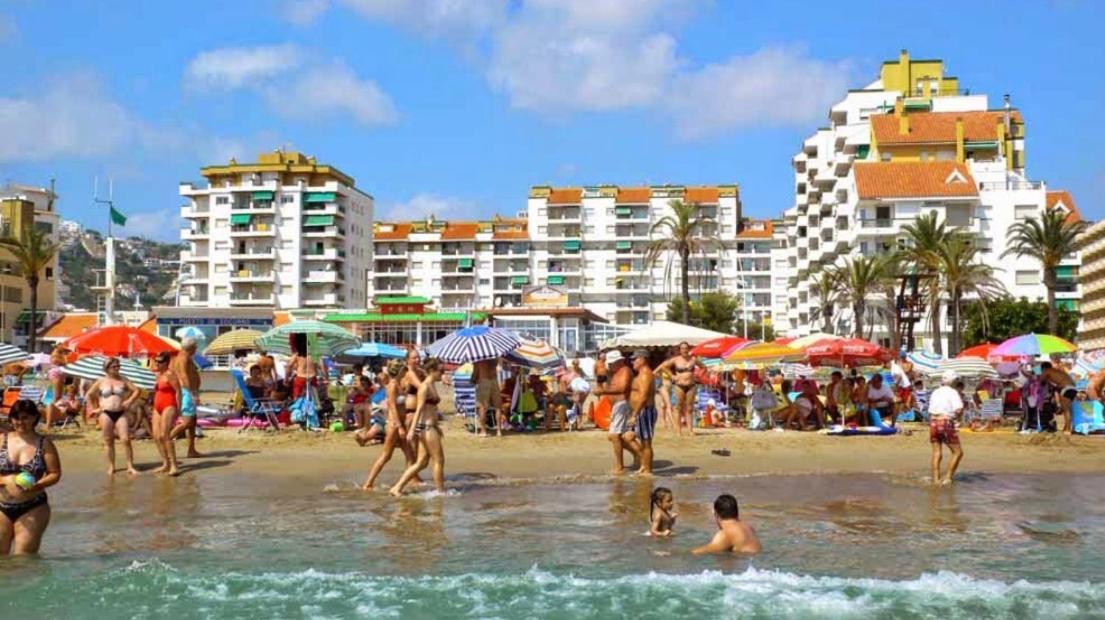 peñiscola playa primera linea Esterno foto