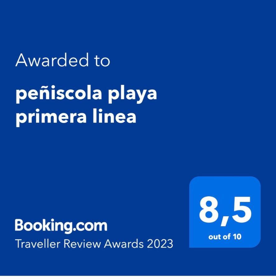 peñiscola playa primera linea Esterno foto