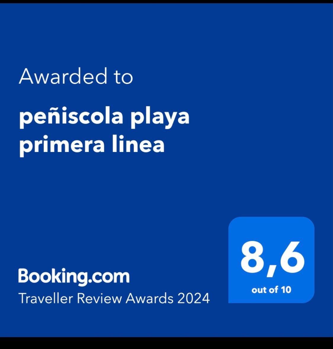 peñiscola playa primera linea Esterno foto
